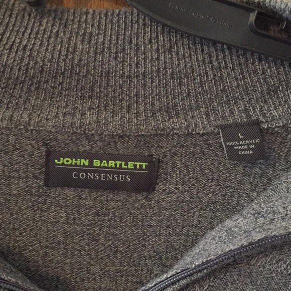 Men’s Zip Top Sweater, Size Large - Picture 3 of 5